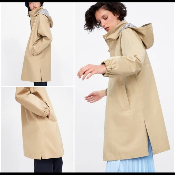 Zara Hooded Rain Jacket - Picture 10 of 11